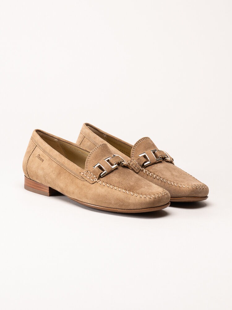 Sioux - Cambria - Beige loafers i mocka