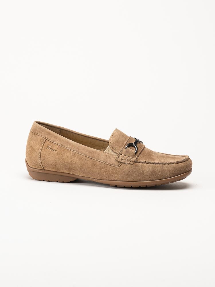 Sioux - Cortizia-738-H - Beige loafers i mocka