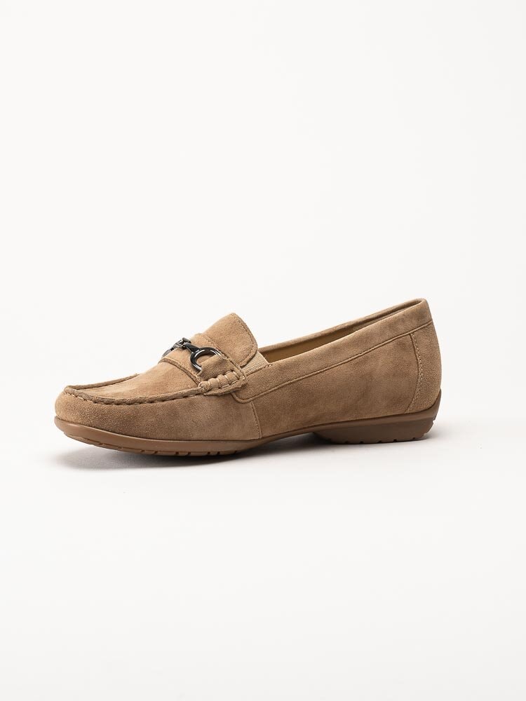 Sioux - Cortizia-738-H - Beige loafers i mocka