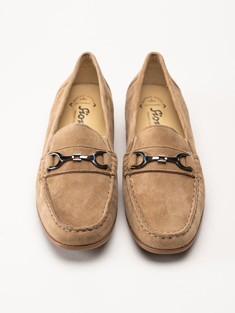 Sioux - Cortizia-738-H - Beige loafers i mocka