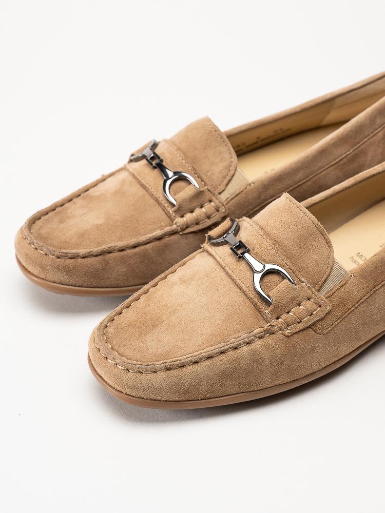 Sioux - Cortizia-738-H - Beige loafers i mocka