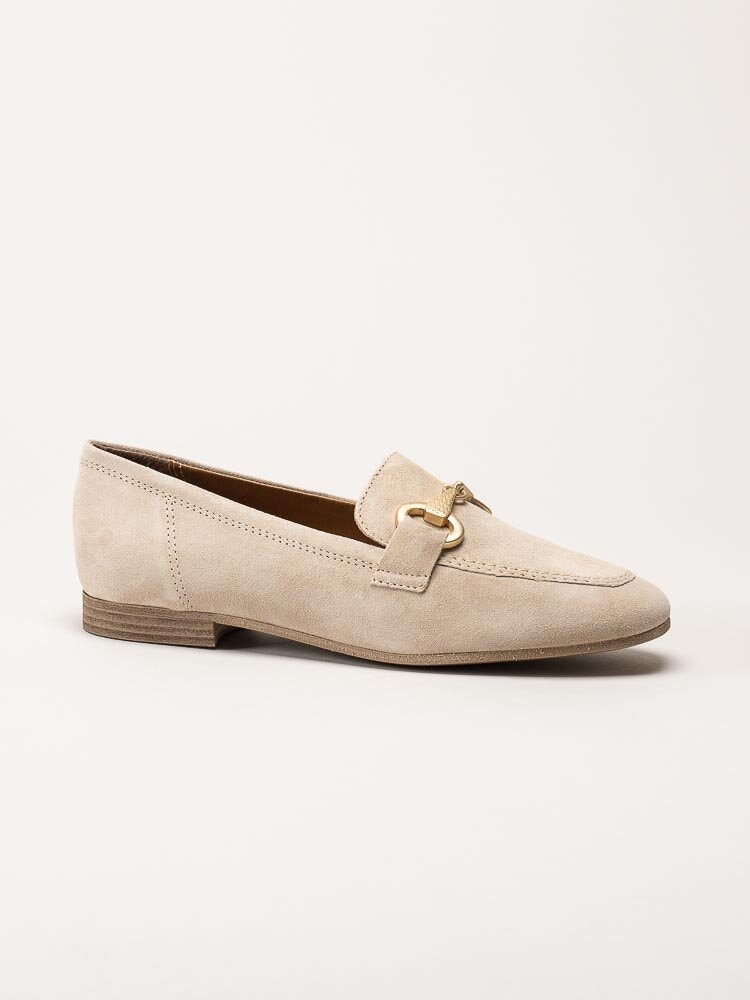 Tamaris - Beige mocka loafers