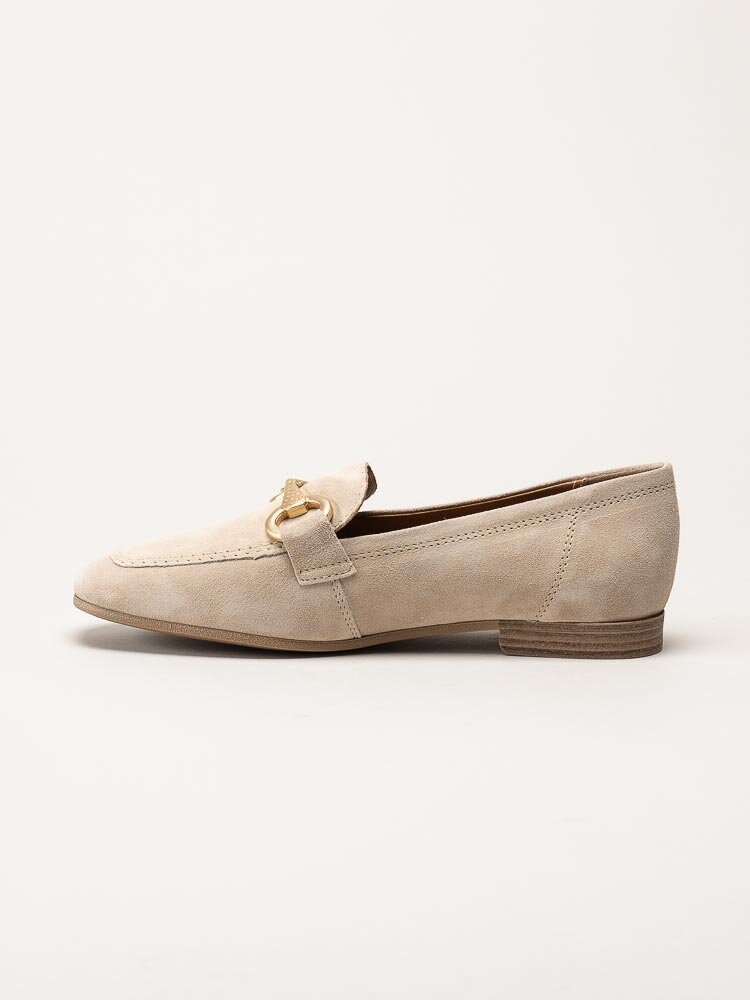 Tamaris - Beige mocka loafers