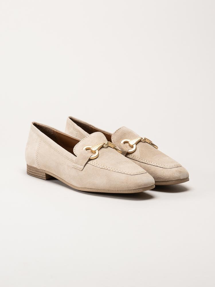 Tamaris - Beige mocka loafers