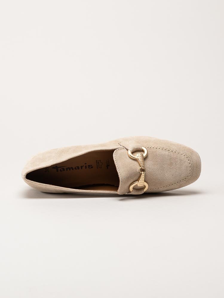 Tamaris - Beige mocka loafers