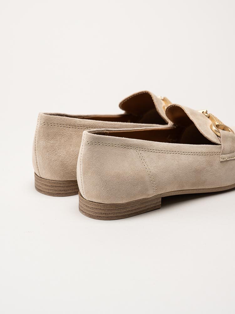 Tamaris - Beige mocka loafers