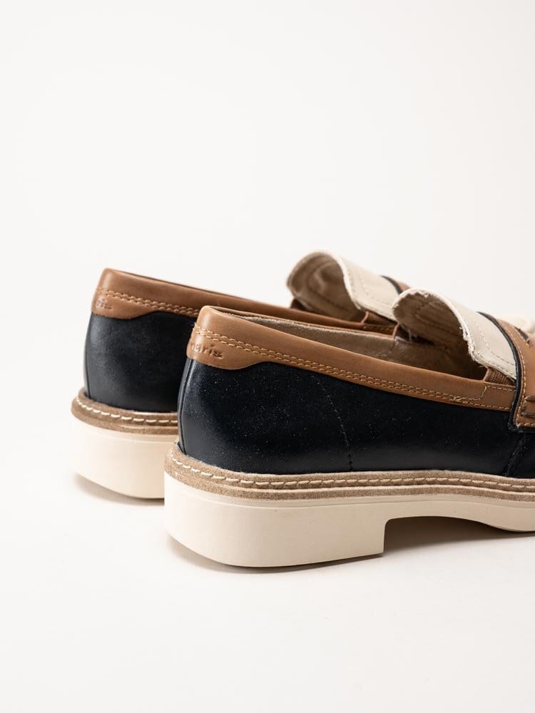 Tamaris Comfort - Multifärgade loafers i skinn