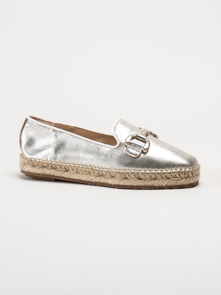 Philip Hog - Denise - Guldmetallic espadrillos i skinn