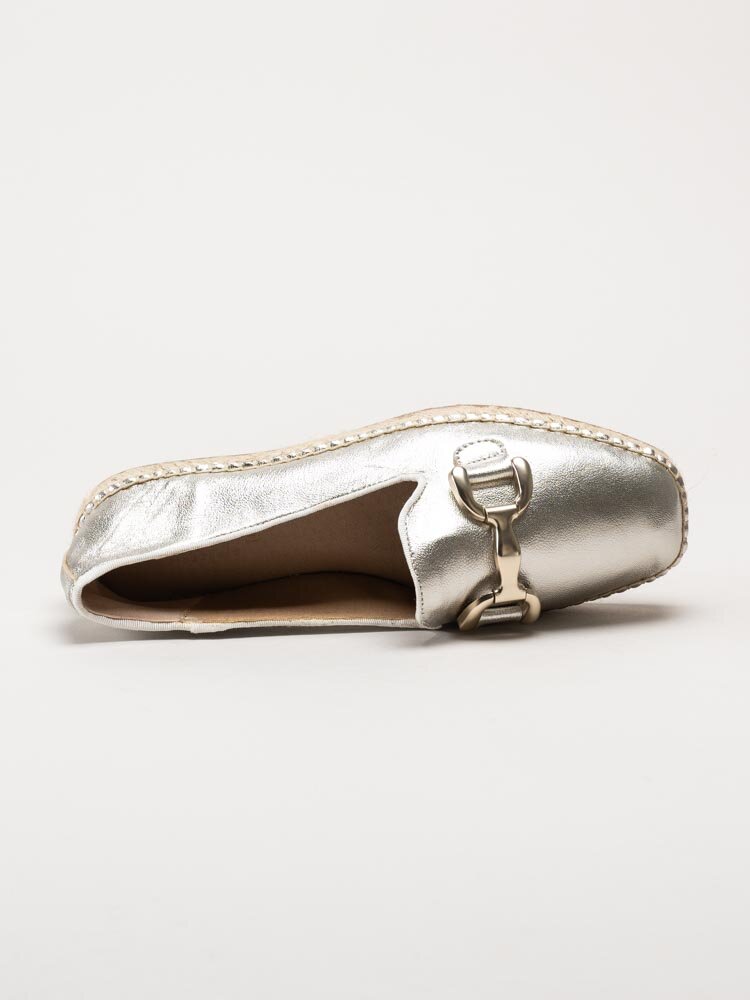 Philip Hog - Denise - Guldmetallic espadrillos i skinn