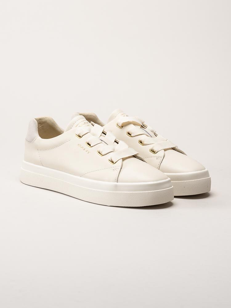 Gant Footwear - Avona - Off white sneakers i skinn