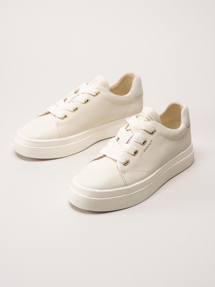 Gant Footwear - Avona - Off white sneakers i skinn