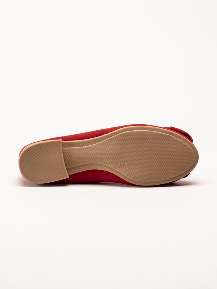 Tamaris - Röda ballerina med rosett