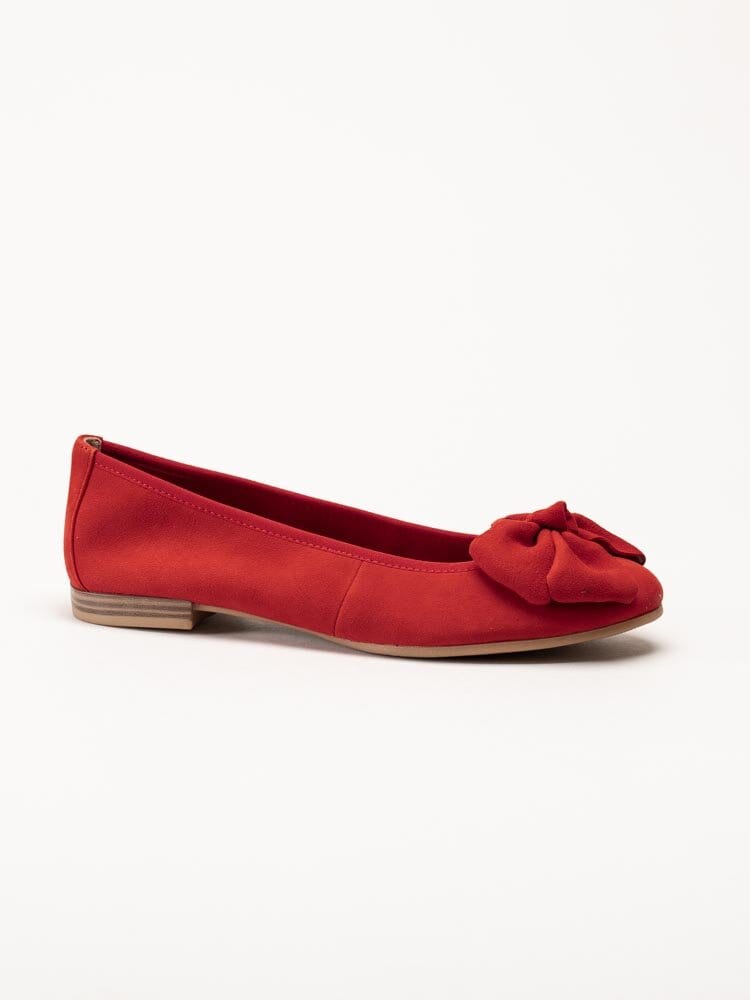 Tamaris - Röda ballerina med rosett