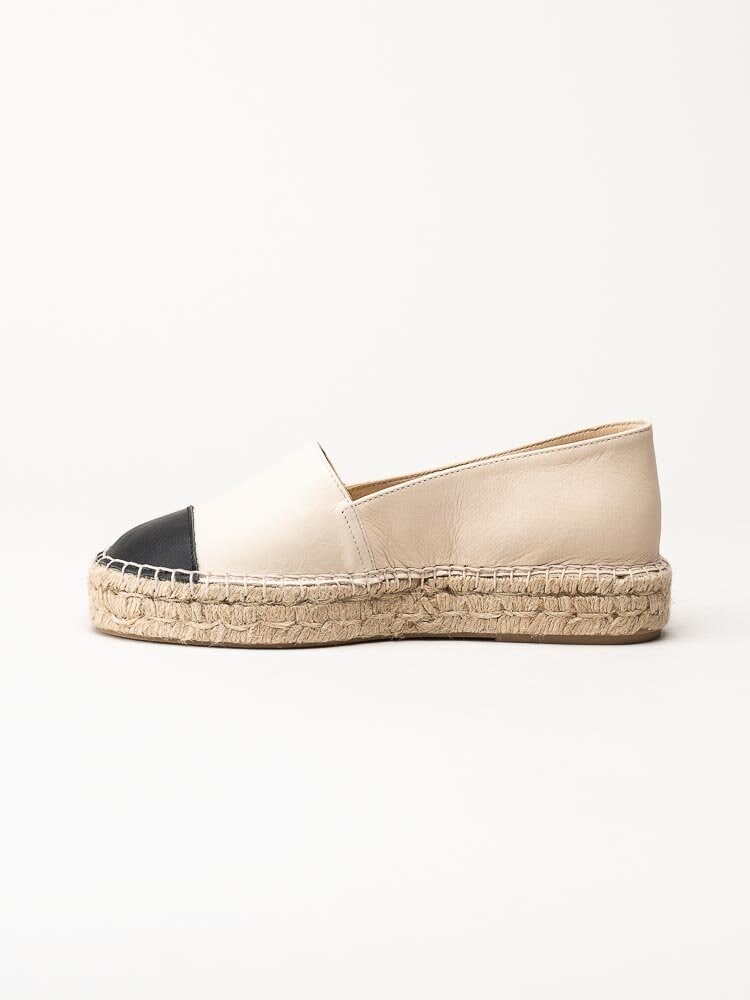 Alberville - Camping Punt. - Beige espadrillos i skinn