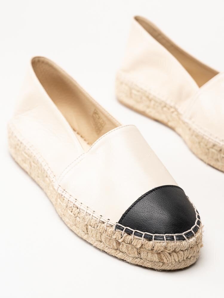 Alberville - Camping Punt. - Beige espadrillos i skinn