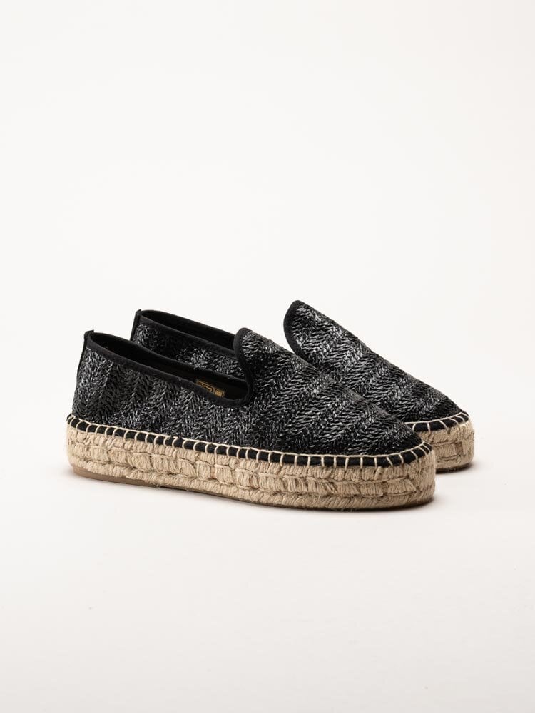 Alberville - Vida Tarifa Copete - Svarta espadrillos