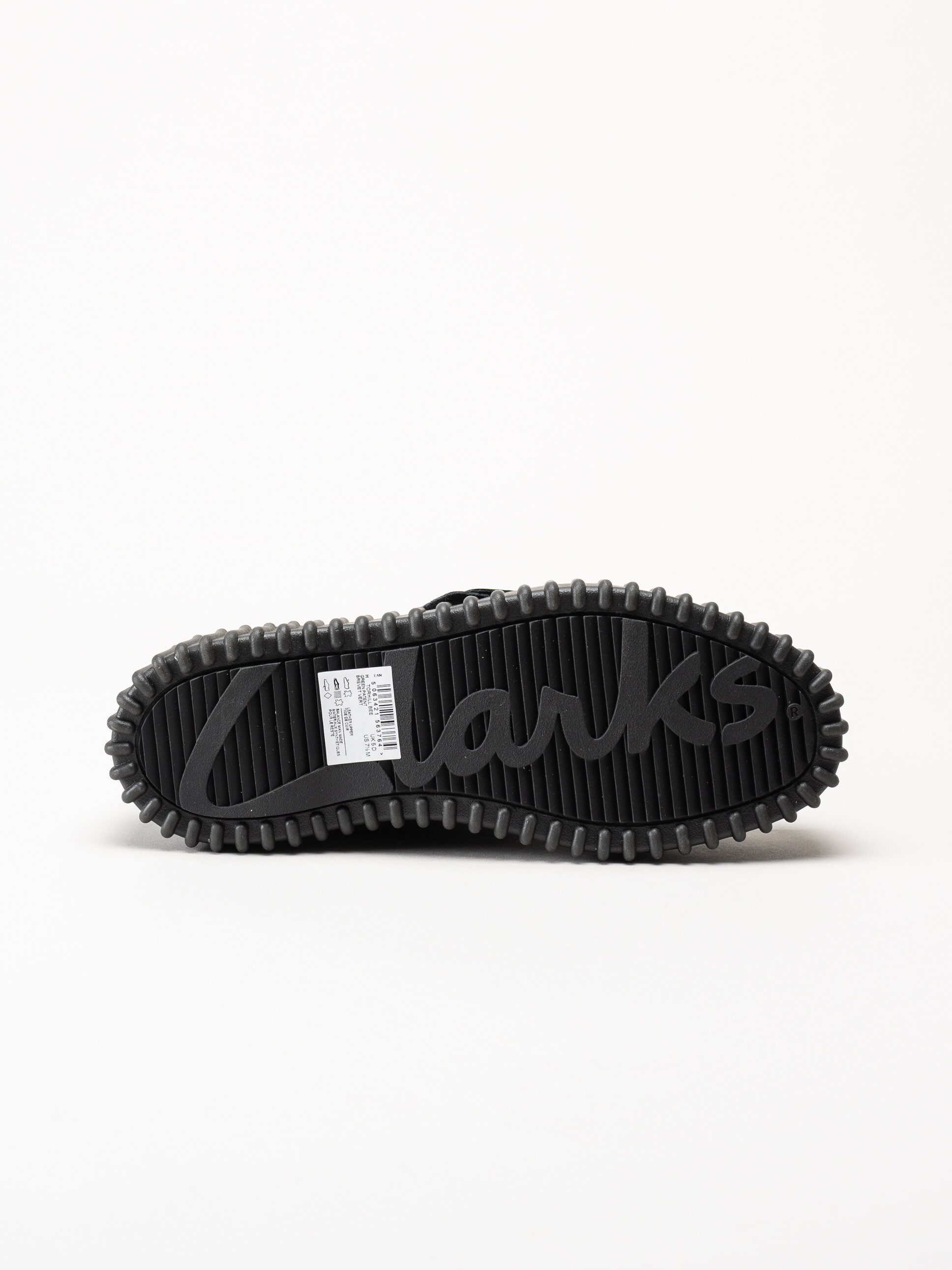 Clarks - Torhill Bee - Gröna snörskor i lack