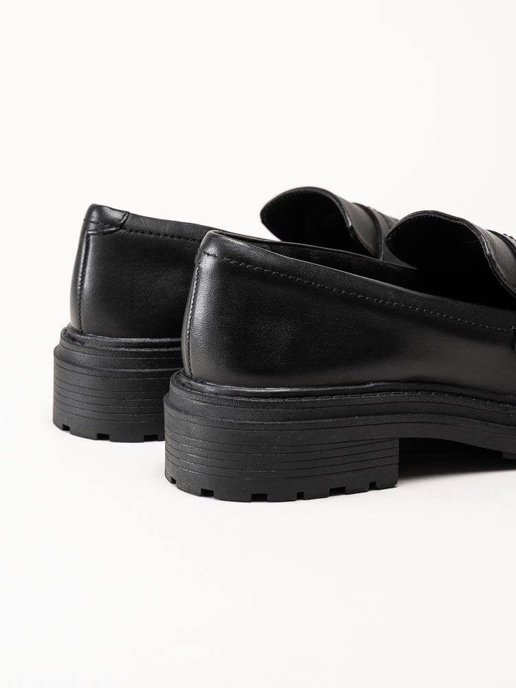 Clarks - Orinoco3 Edge - Svarta loafers i skinn
