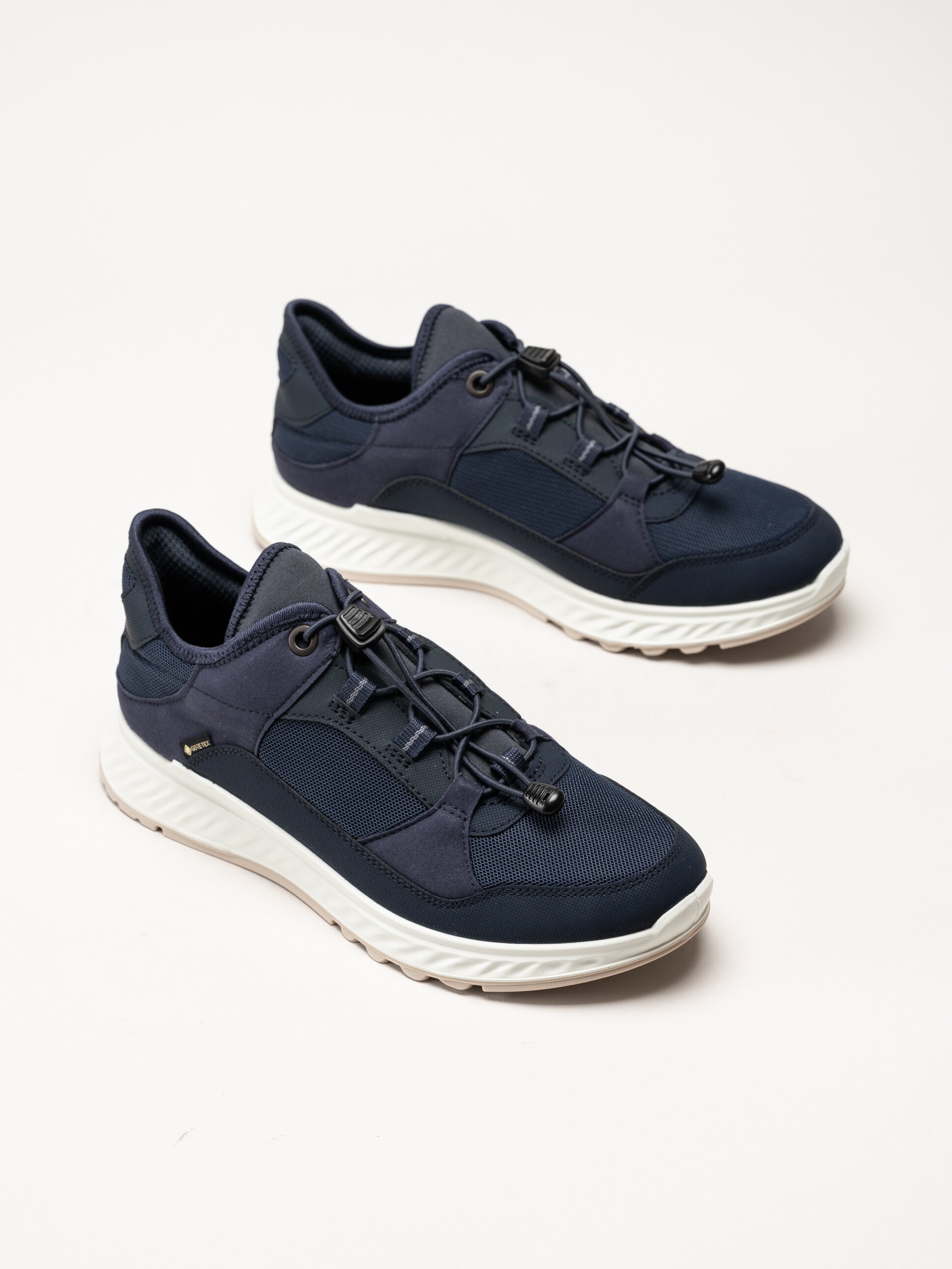 Ecco - Exostride Gtx - Blå promenadskor med Gore-Tex