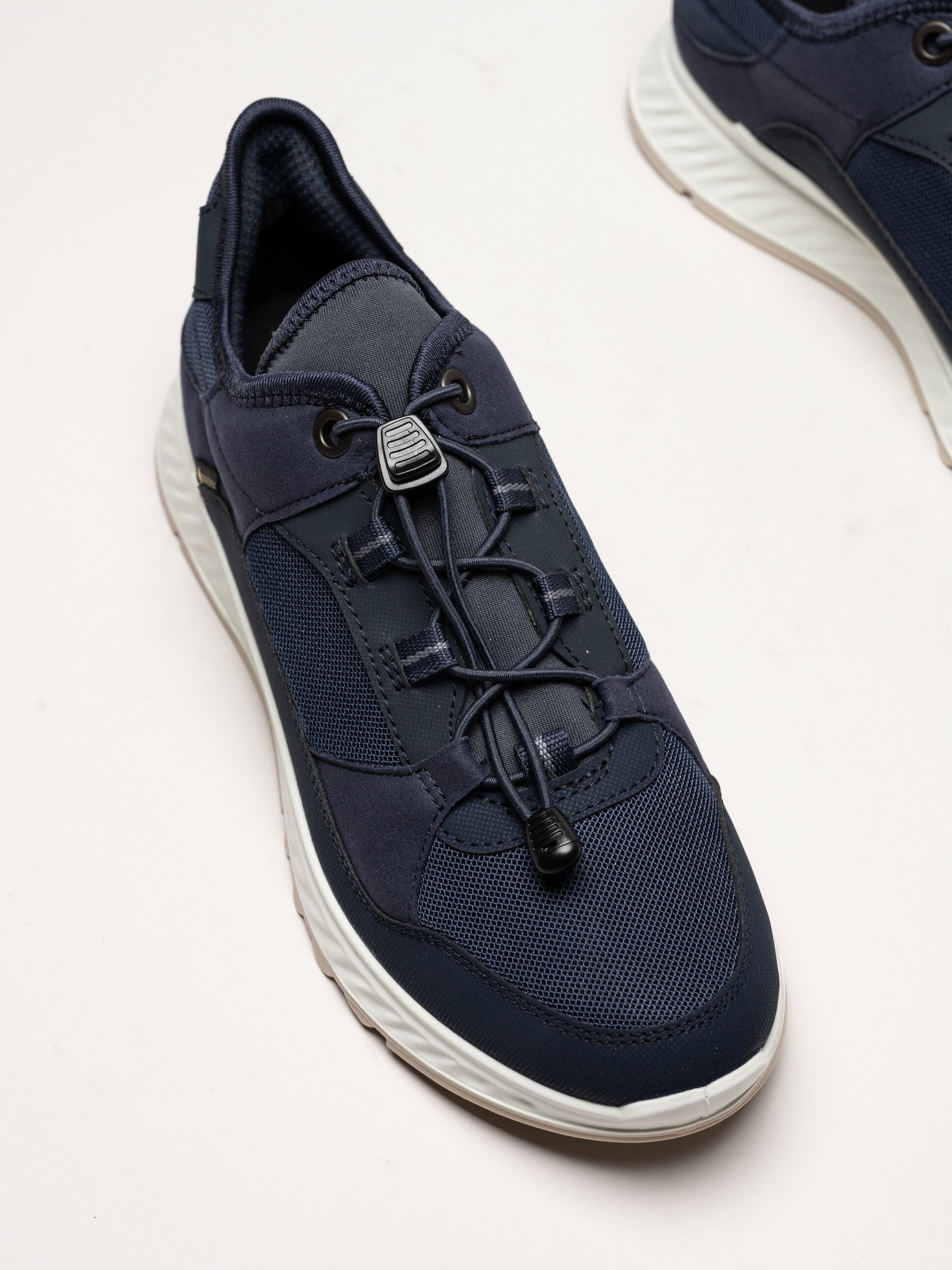 Ecco - Exostride Gtx - Blå promenadskor med Gore-Tex