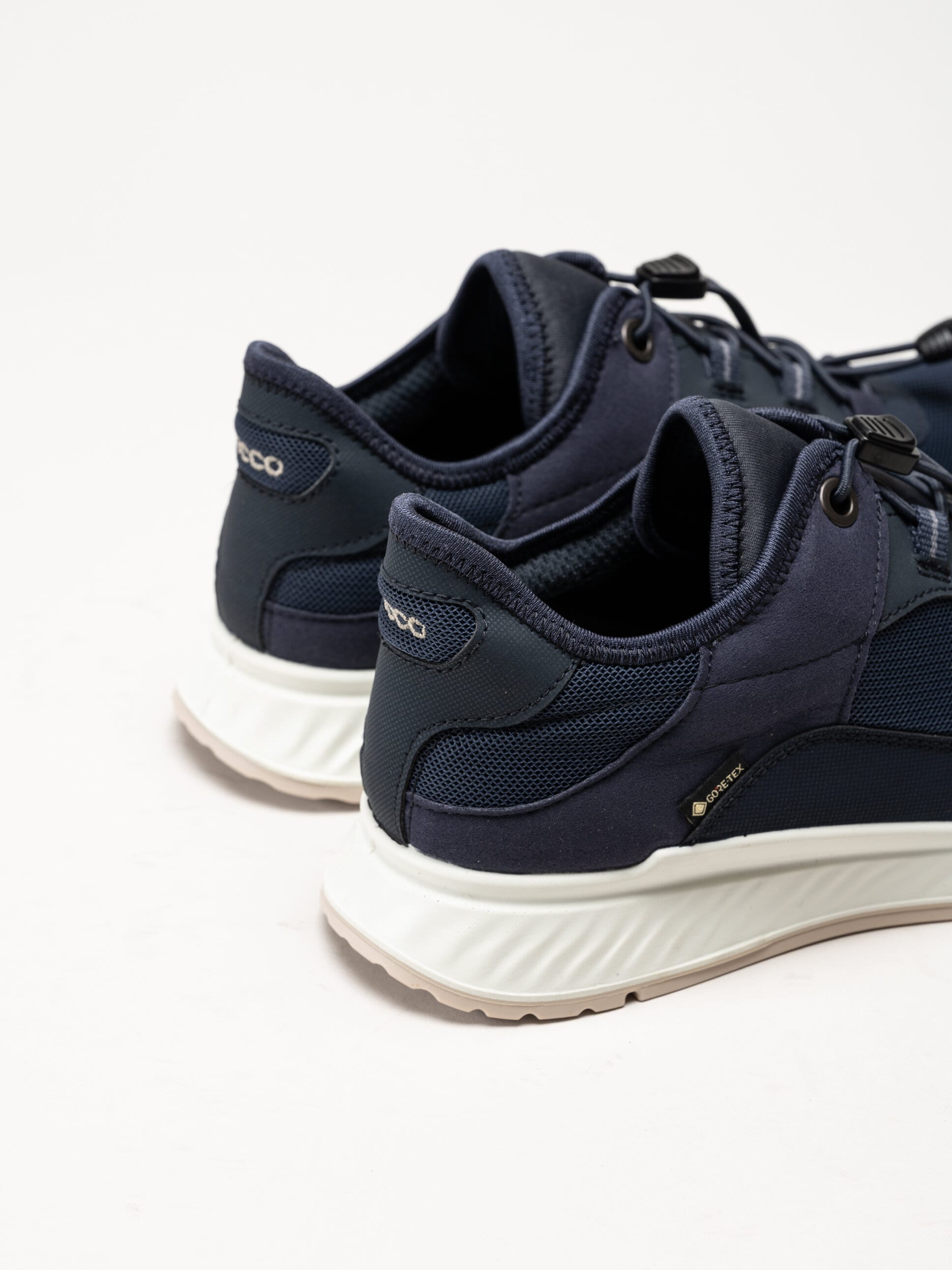 Ecco - Exostride Gtx - Blå promenadskor med Gore-Tex