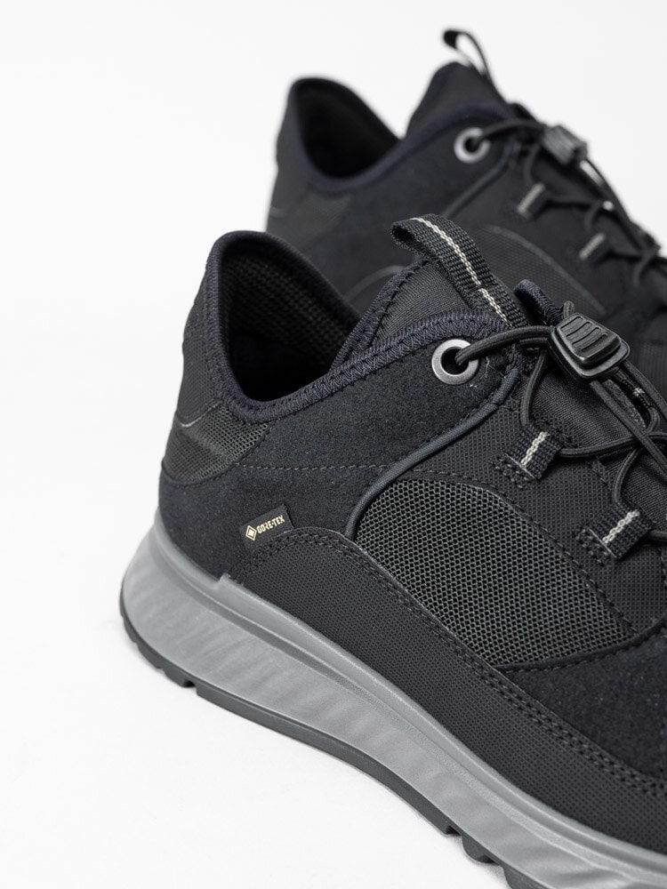 Ecco - Exostride Gtx - Svarta promenadskor med GoreTex