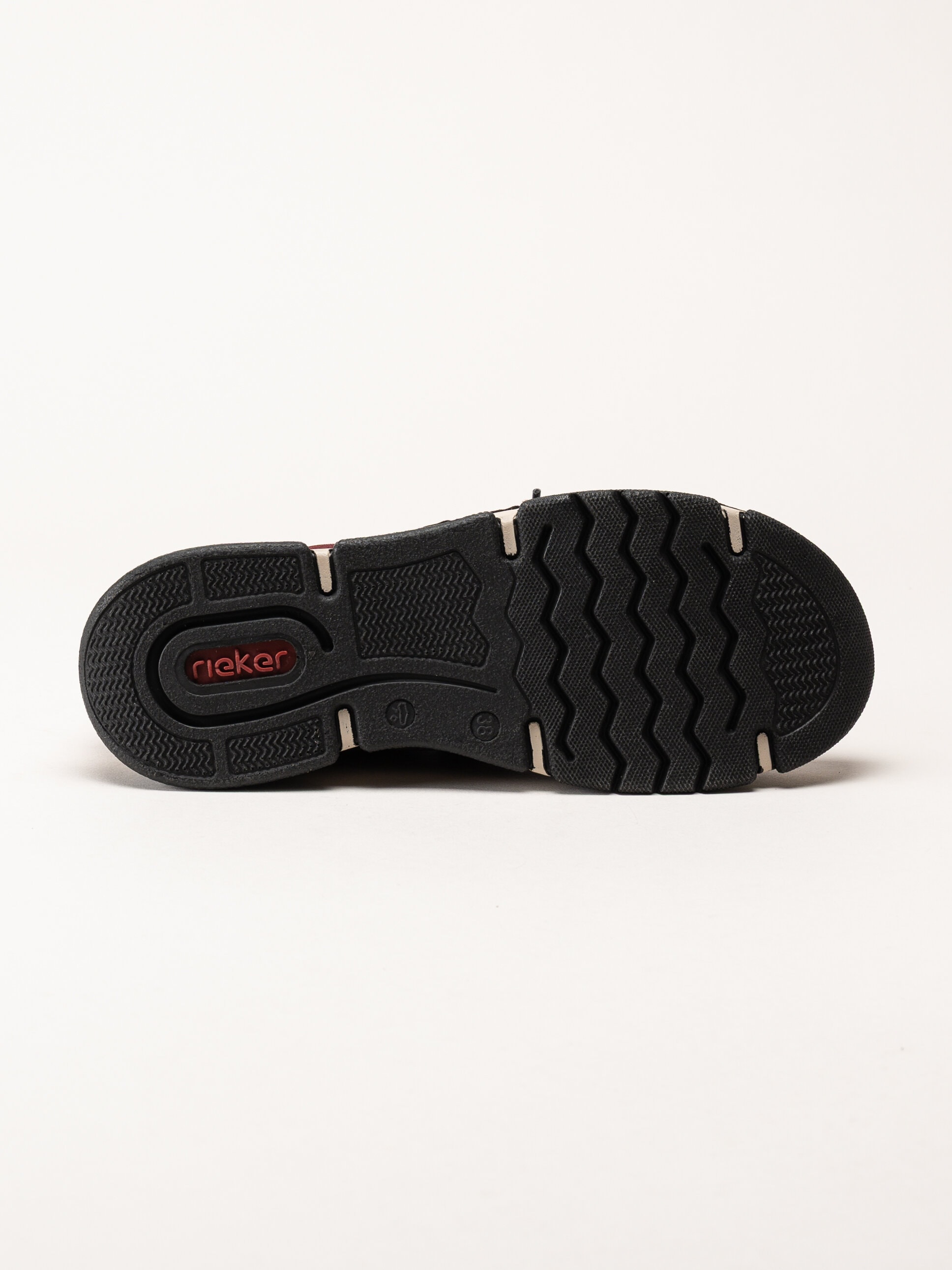 Rieker - Vinröda promenadsneakers