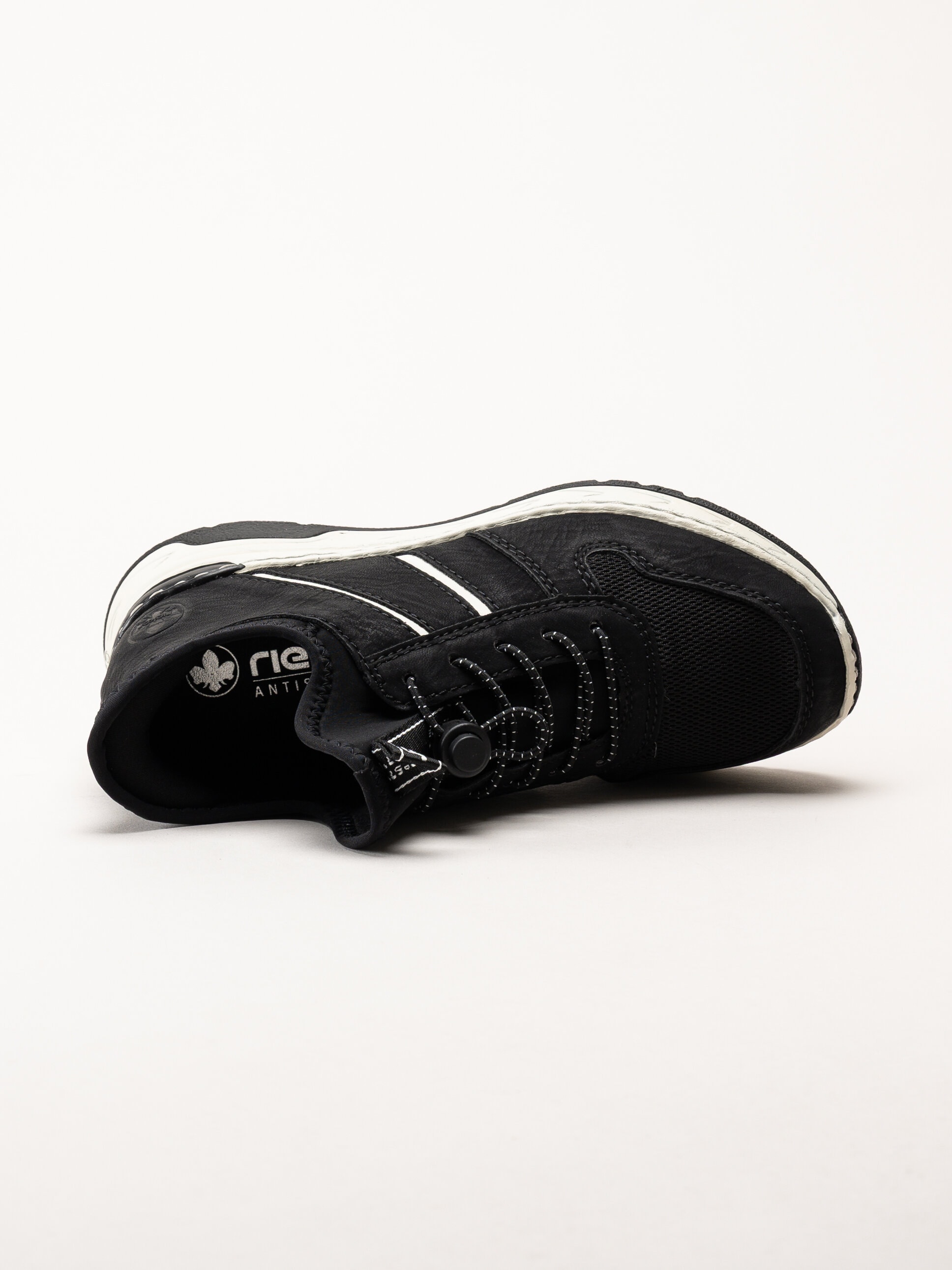 Rieker - Svarta sportiga Redy2go promenadskor