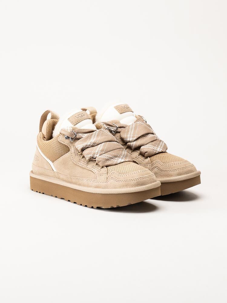 UGG - W Lowmel - Beige ullfodrade sneakers
