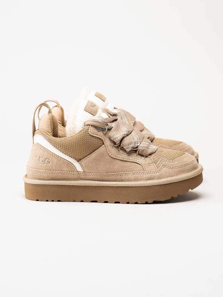 UGG - W Lowmel - Beige ullfodrade sneakers