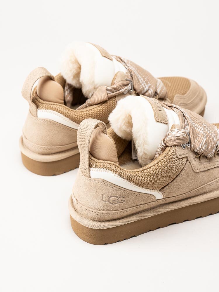 UGG - W Lowmel - Beige ullfodrade sneakers
