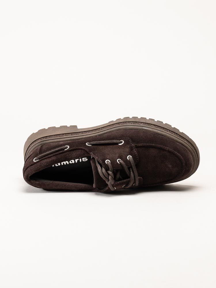 Tamaris - Bruna Moc Toe seglarskor i mocka