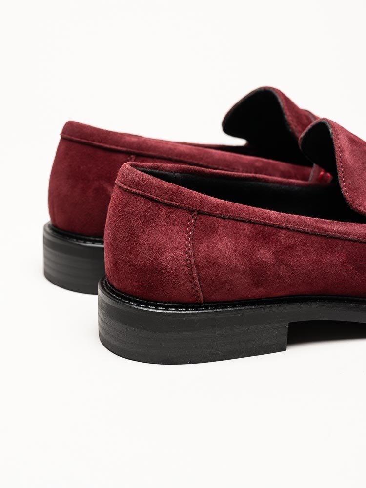 Marco Tozzi - Röda loafers i mocka