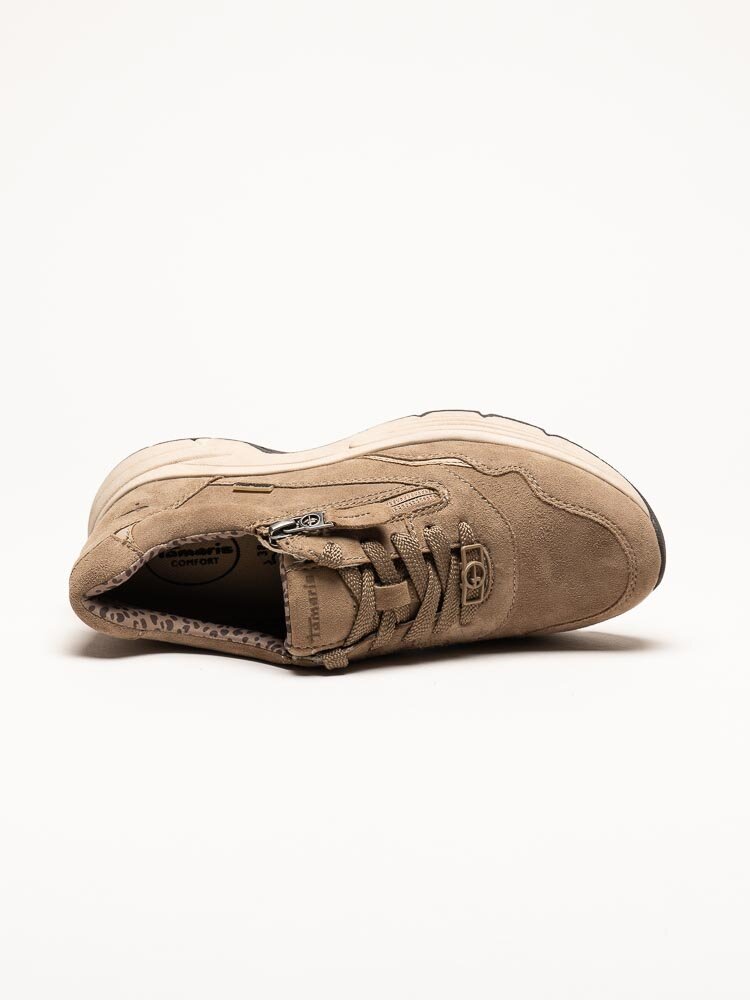 Tamaris Comfort - Bruna sneakers i mocka