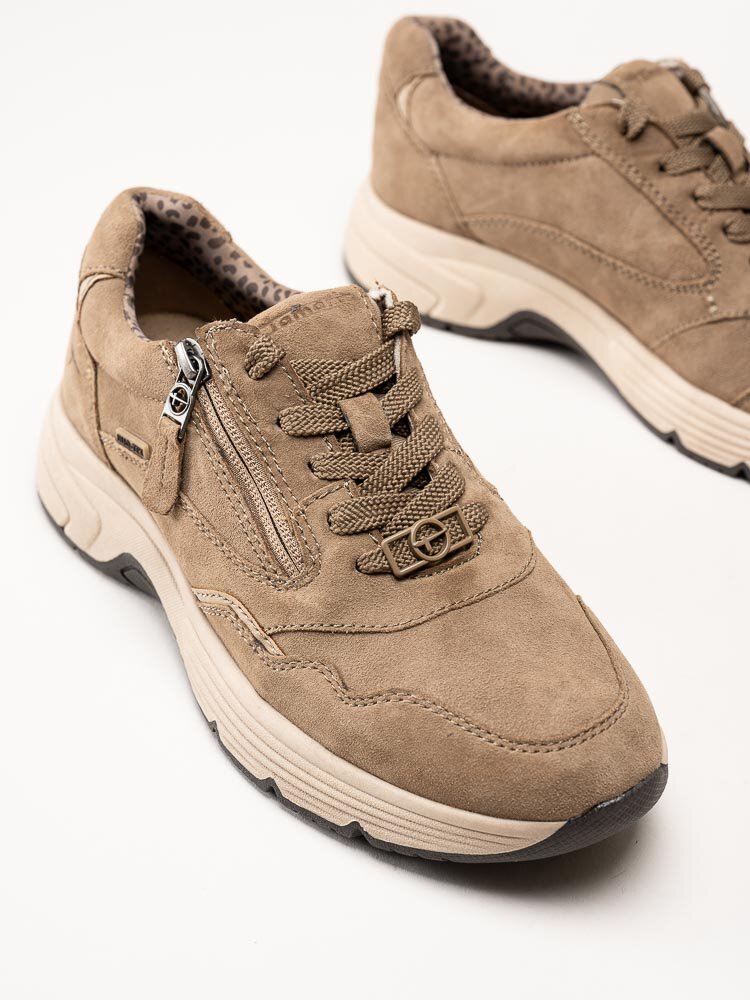 Tamaris Comfort - Bruna sneakers i mocka