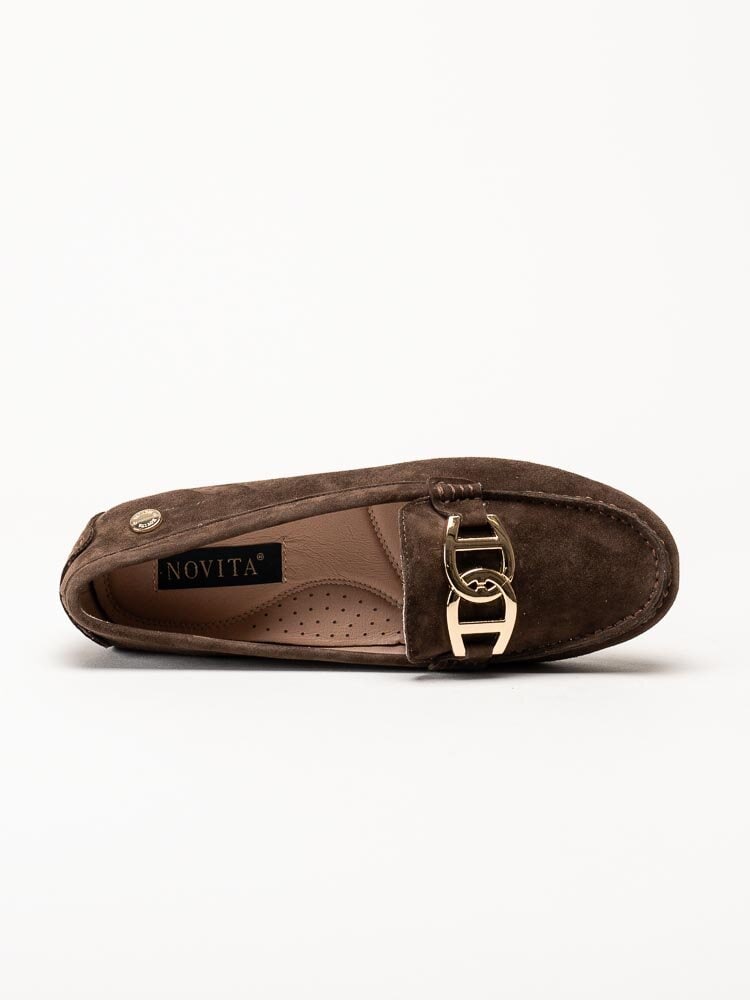 Novita - Parma - Bruna loafers i mocka