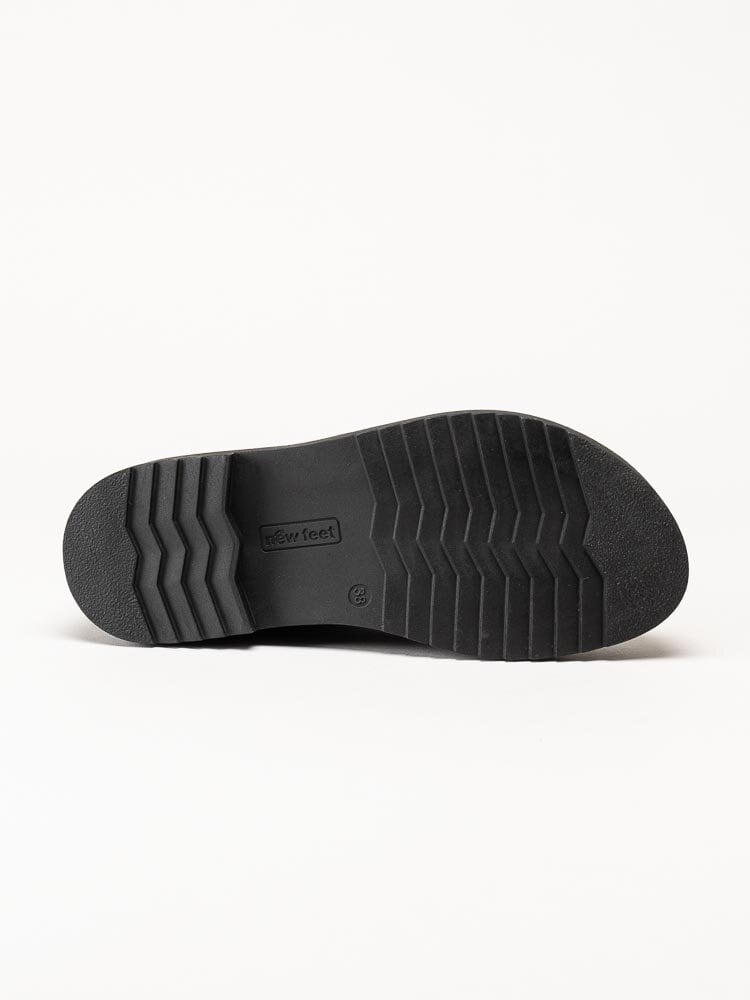 New Feet - Svarta snörskor i skinn