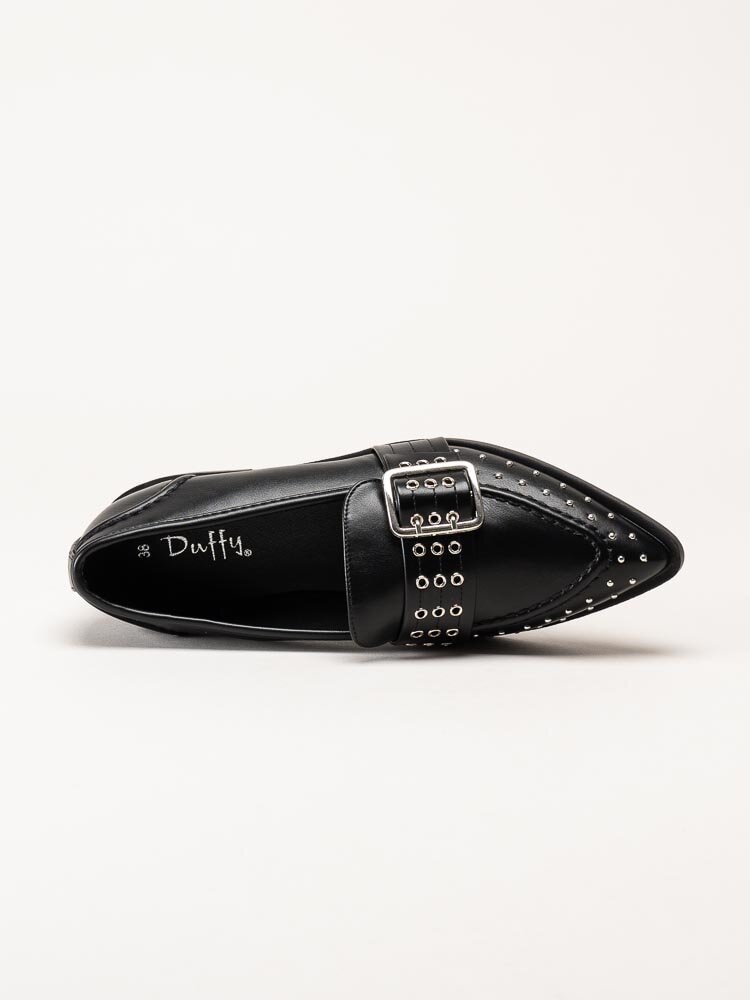 Duffy - Fulgatore Otto - Svarta loafer med dekornitar