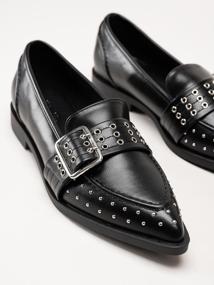 Duffy - Fulgatore Otto - Svarta loafer med dekornitar