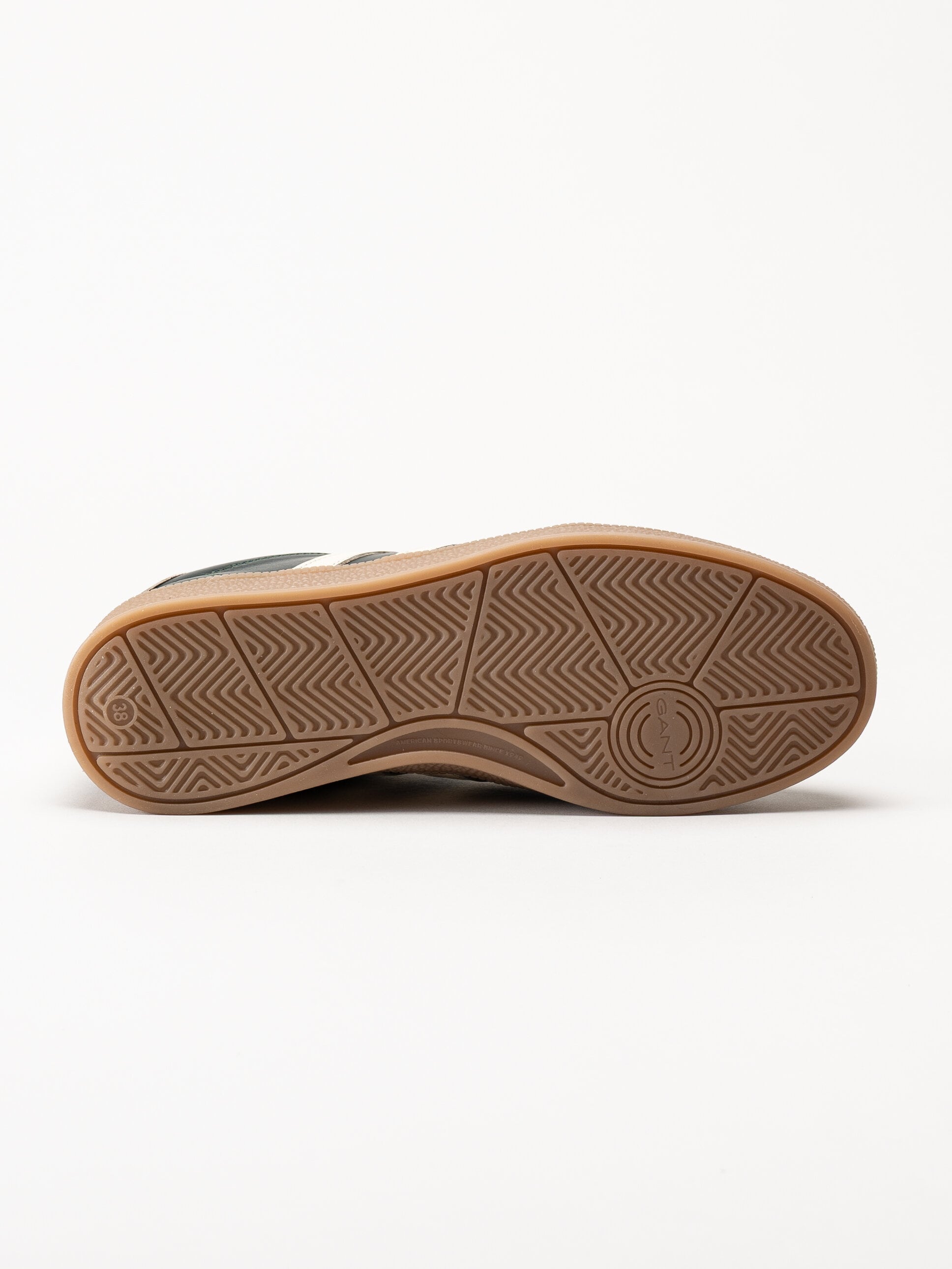 Gant Footwear - Cuzima Sneaker - Gröna retro sneakers i skinn och mocka