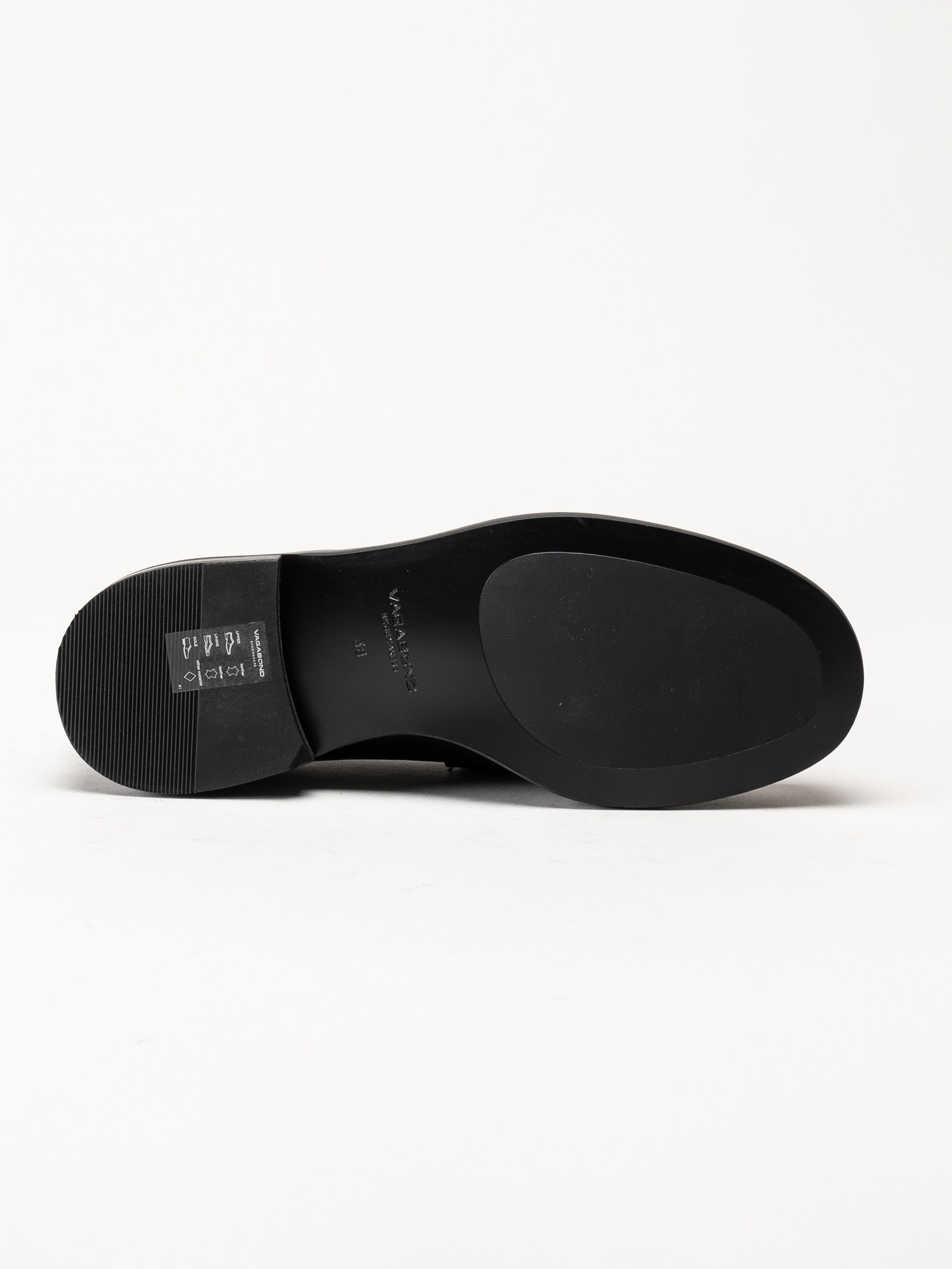 Vagabond - Linn - Svarta loafers i skinn