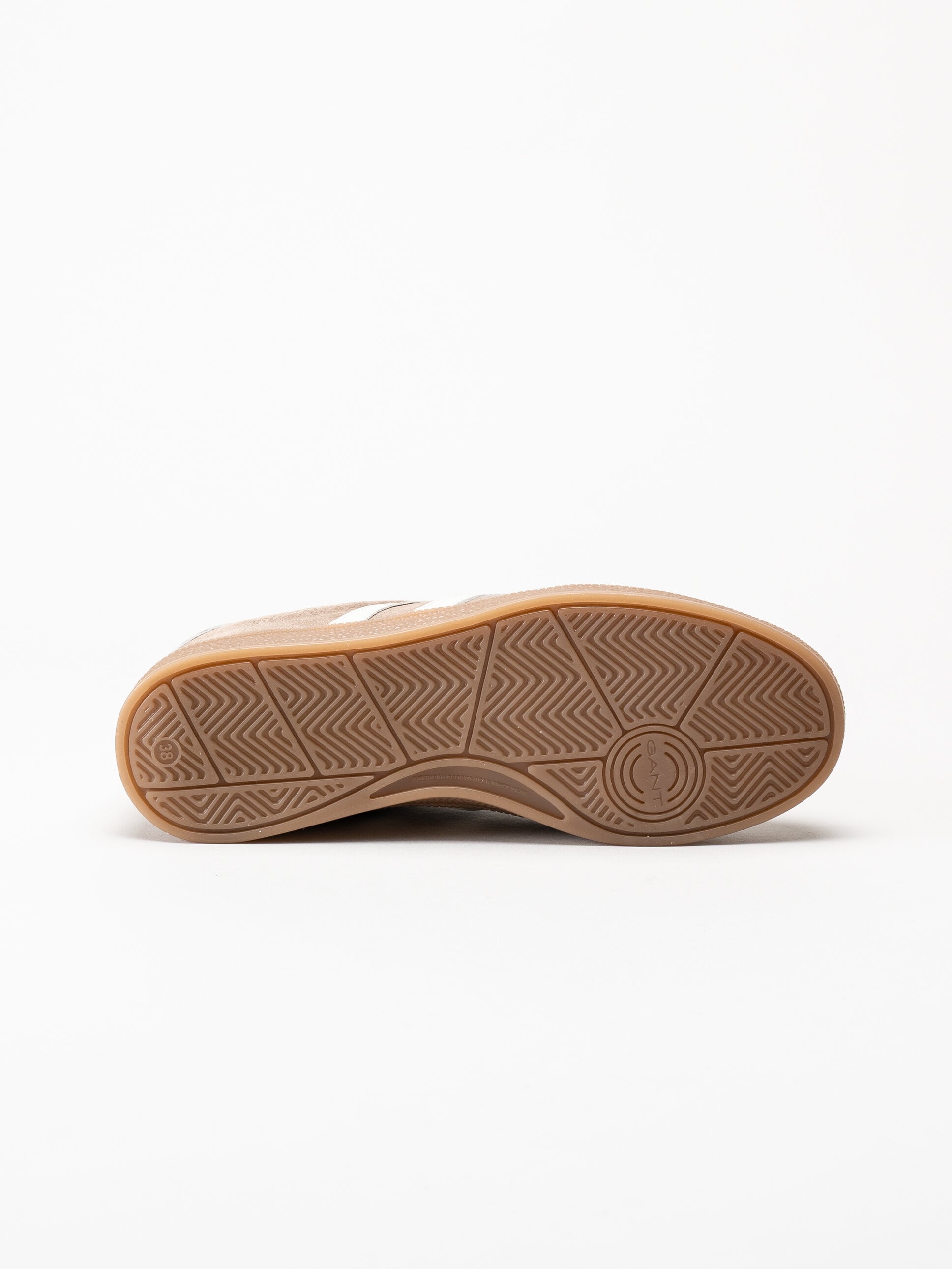 Gant Footwear - Cuzima sneaker - Beige retro sneakers i mocka med skinndetaljer
