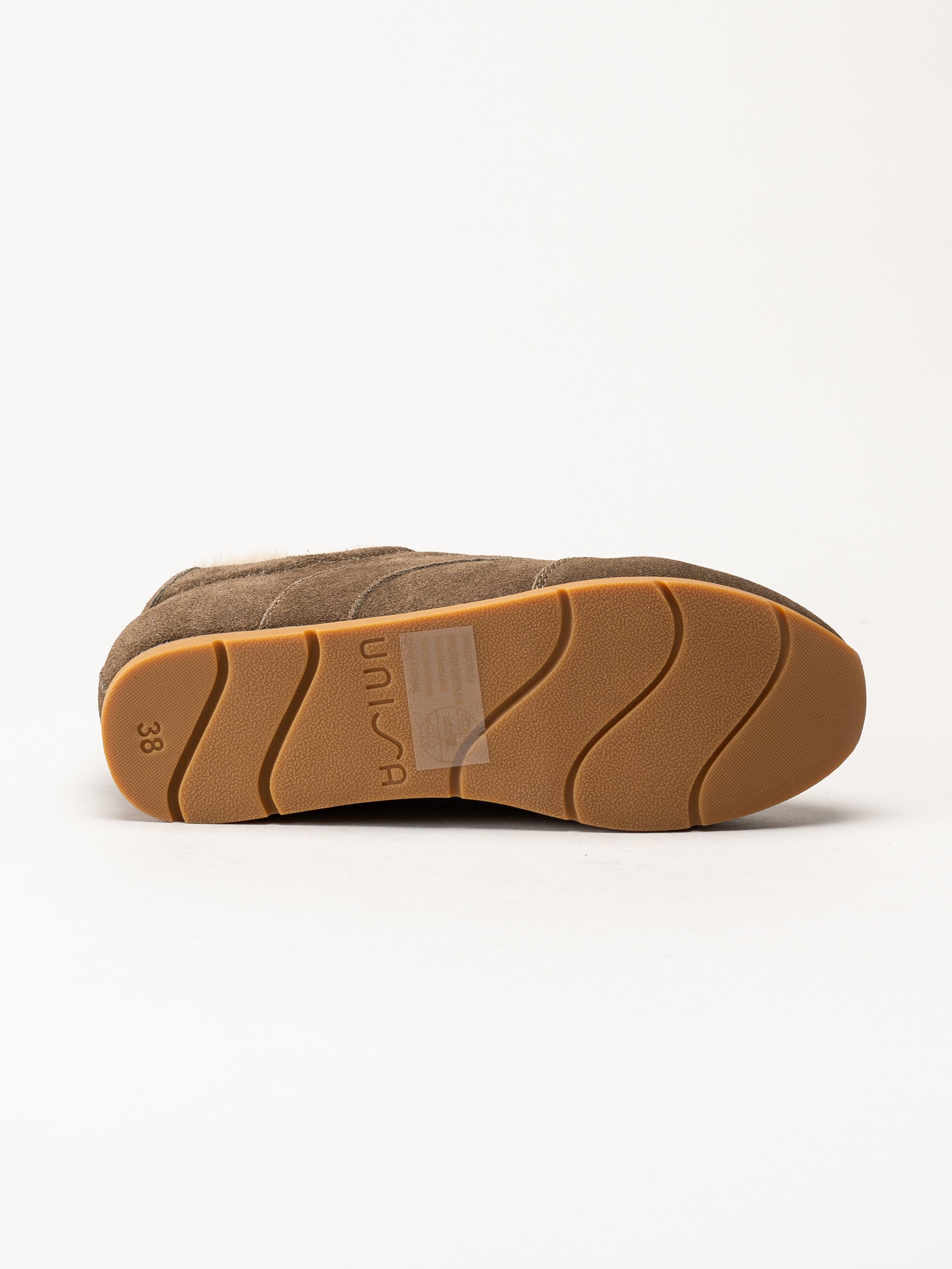 Unisa - Bruna fodrade sneakers i mocka