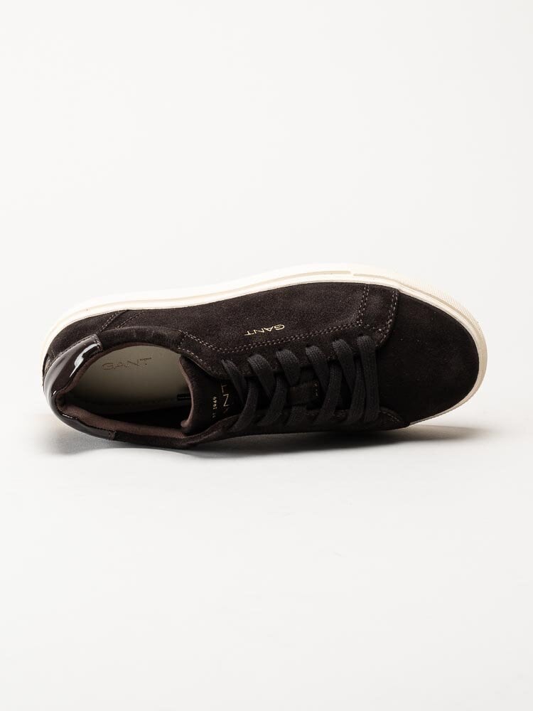Gant Footwear - Julice Sneaker - Mörkbruna sneakers i mocka