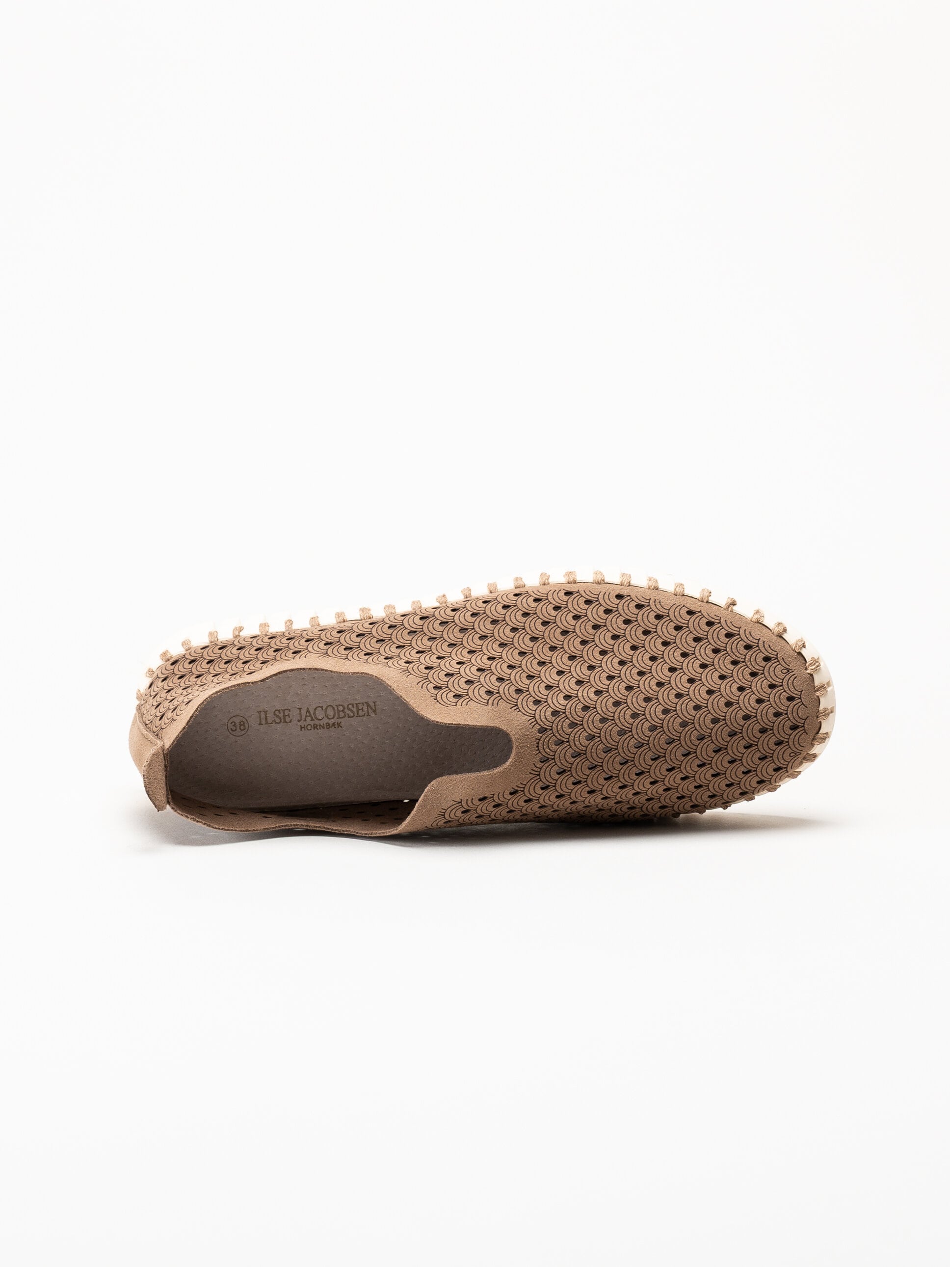 Ilse Jacobsen - Tulip - Mörkbruna slip on skor