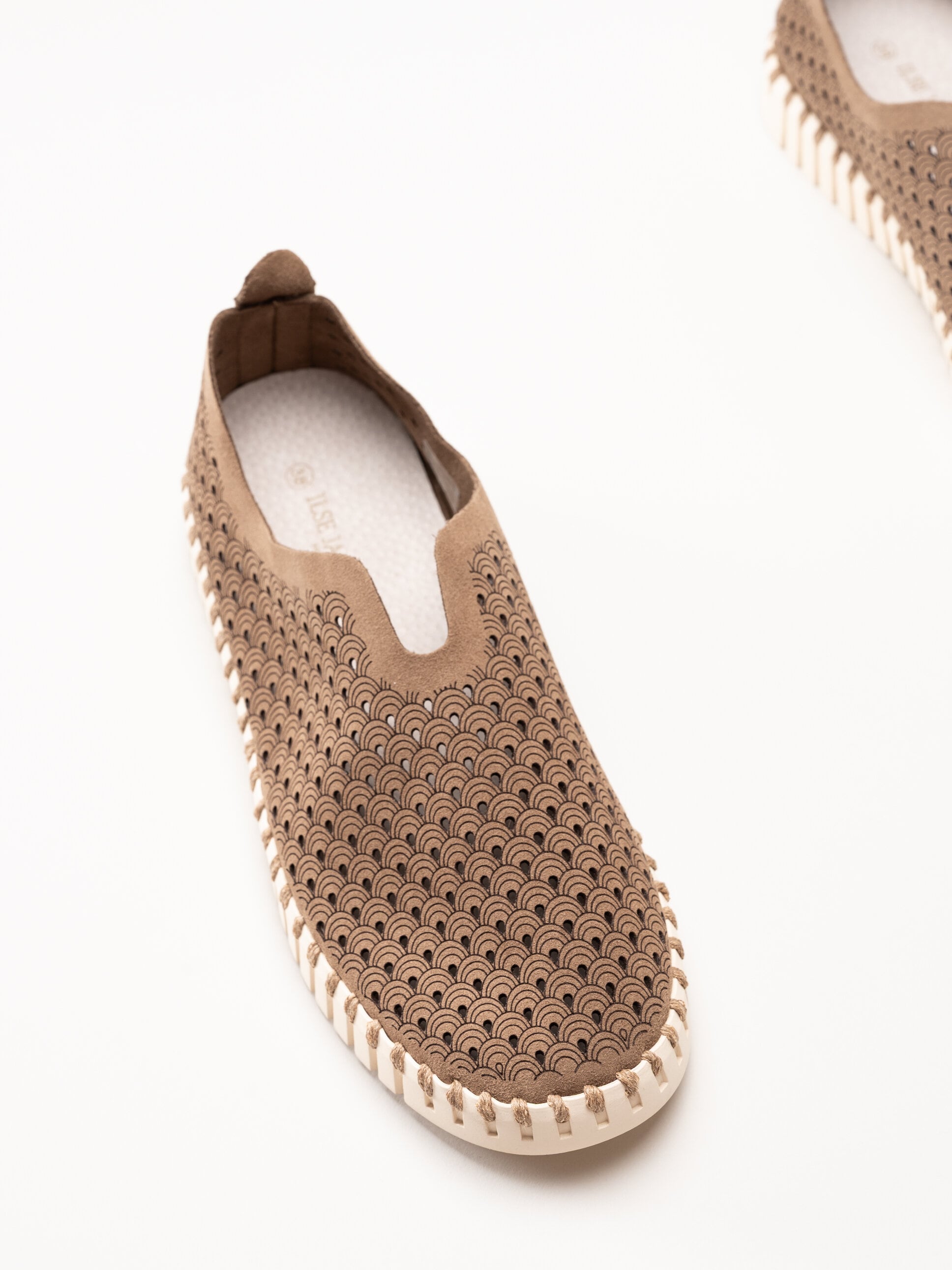 Ilse Jacobsen - Tulip - Mörkbruna slip on skor