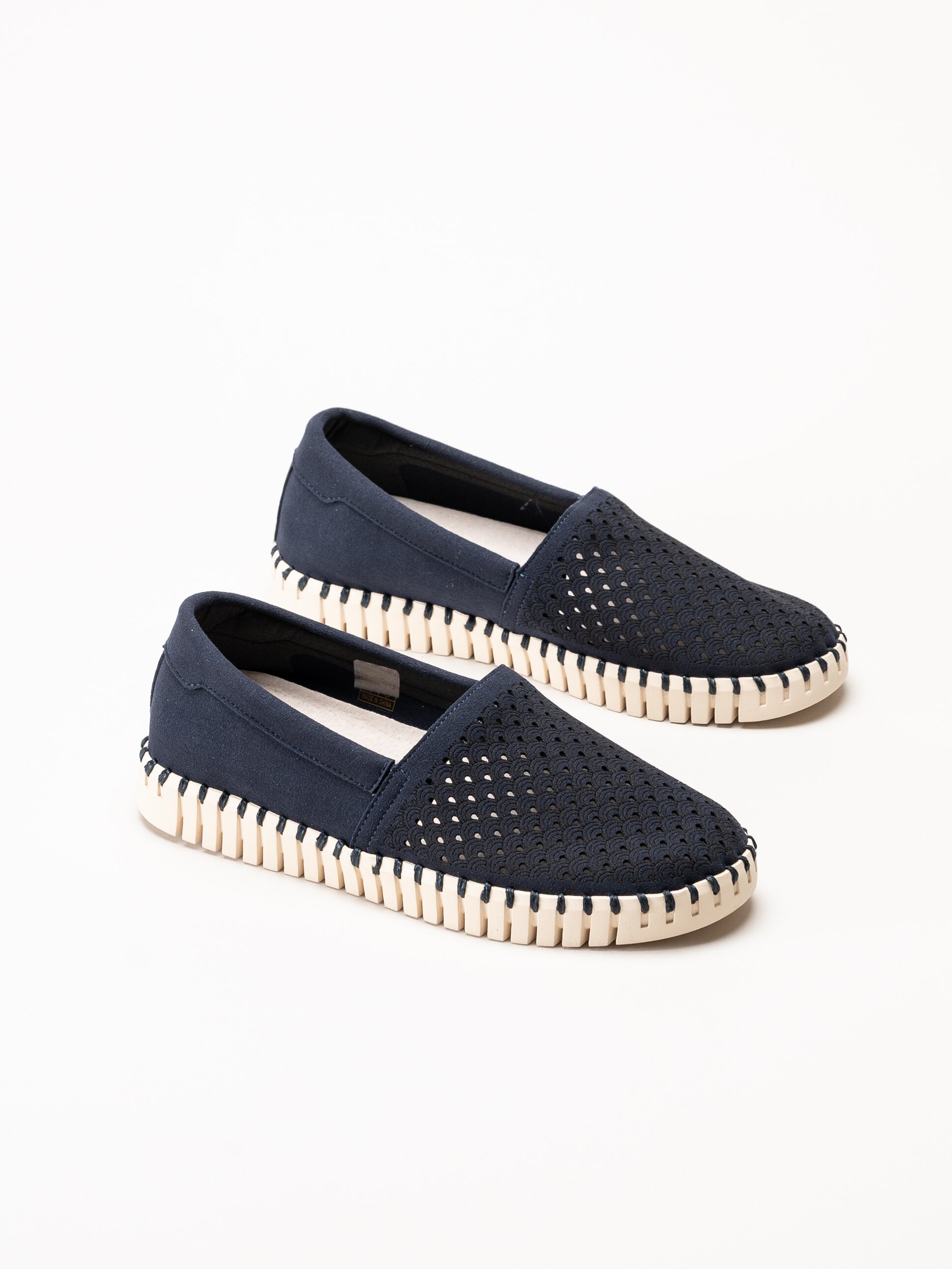 Ilse Jacobsen - Tulip - Mörkblå espadrillos