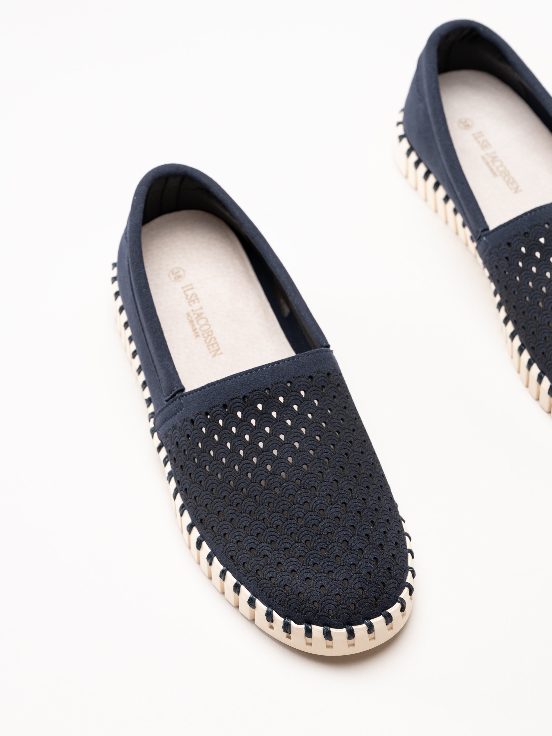 Ilse Jacobsen - Tulip - Mörkblå espadrillos