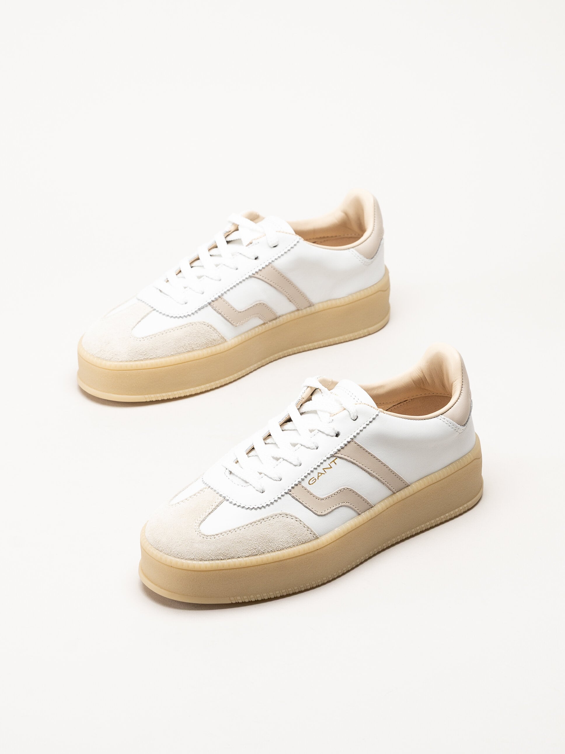 Gant Footwear - Cuzmani - Vita sneakers i skinn