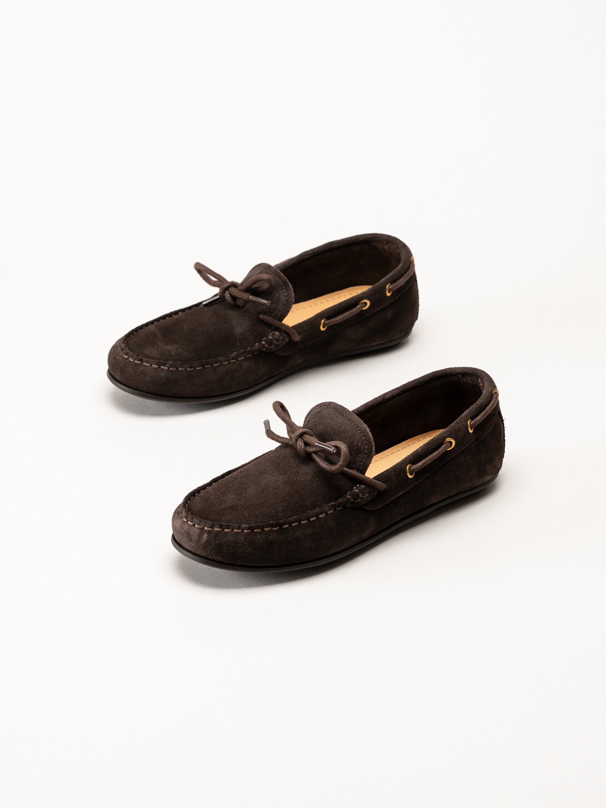 Gant Footwear - Seabaya Loafer - Mörkbruna loafers i mocka